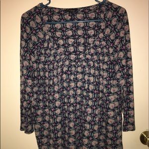 Lucky Brand peasant style blouse